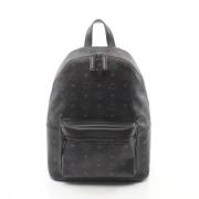 MCM Pre-owned Pre-owned Canvas ryggsckar Black, Dam