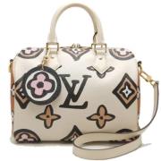 Louis Vuitton Vintage Pre-owned Canvas louis-vuitton-vskor White, Dam