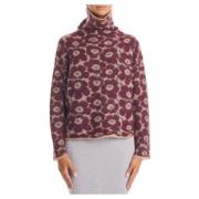 Alessia Santi Stiliga Sweaters Kollektion Purple, Dam