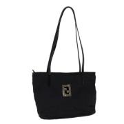 Fendi Vintage Pre-owned Canvas totevskor Black, Dam