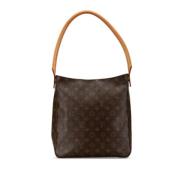 Louis Vuitton Vintage Pre-owned Canvas handvskor Brown, Dam