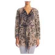 Alessia Santi Stiliga Sweaters Kollektion Beige, Dam