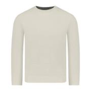 Woolrich Klassisk Lambswool Crew Neck Tröja White, Herr