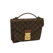 Louis Vuitton Vintage Pre-owned Canvas louis-vuitton-vskor Brown, Dam