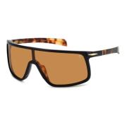 Eyewear by David Beckham Svart Havana/Orange Solglasögon Visor Stil Bl...