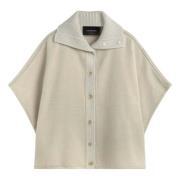 Fabiana Filippi Diagonal Dubbel Cape Beige, Dam