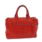 Balenciaga Vintage Pre-owned Laeder balenciaga-vskor Red, Dam