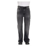 Haikure Grå Winona Over Fit Bomulls Jeans Gray, Herr