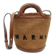 Marni Pre-owned Pre-owned Tyg handvskor Brown, Dam