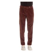 Myths Brun Chino Byxor med Dragkedja Brown, Herr