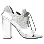 Proenza Schouler Pre-owned Pre-owned Laeder klackskor Gray, Dam