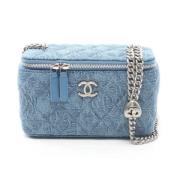 Chanel Vintage Pre-owned Denim chanel-vskor Blue, Dam