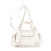 Balenciaga Vintage Pre-owned Laeder handvskor White, Dam