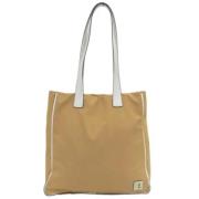 Bally Pre-owned Pre-owned Canvas handvskor Beige, Dam