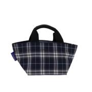 Burberry Vintage Pre-owned Nylon handvskor Blue, Dam