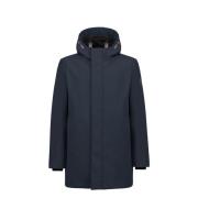 People of Shibuya Vattenavvisande huva parka Blue, Herr