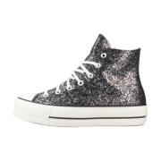 Converse Höjda Hi-Top Sneakers Gray, Dam