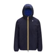 K-Way Reversible kort Eco Jack blå jacka Blue, Herr