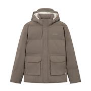 Les Deux Mountain Grey Puffer Jacket Gray, Herr