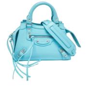 Balenciaga Vintage Pre-owned Laeder totevskor Blue, Dam