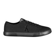 Calvin Klein Sportiga Svarta Sneakers med Kontrastdetaljer Black, Herr