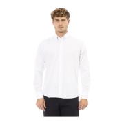 Baldinini Button-down Skjorta - Kort Krage White, Herr