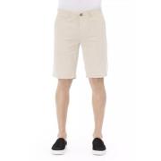 Baldinini Trendiga Beige Bomulls Bermuda Shorts Beige, Herr