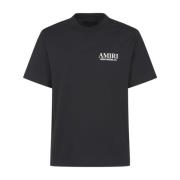 Amiri Svart Staplad T-shirt Black, Herr