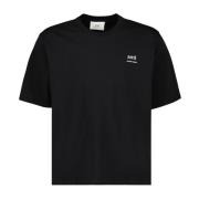 Ami Paris Broderad Hjärta T-shirt Black, Unisex