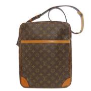 Louis Vuitton Vintage Pre-owned Canvas axelremsvskor Brown, Dam