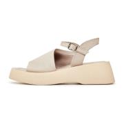 Cesare Gaspari Casual Platform Sandaler - Beige Beige, Dam