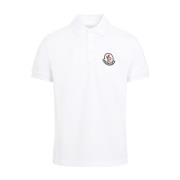 Moncler Klassisk Vit T-shirt för Män White, Herr