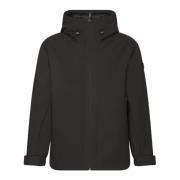 Moncler Urban Zip Jacket med Justerbar Huva Black, Herr