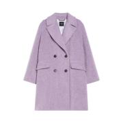 Max Mara Weekend Elegant Lila Vinterrock Purple, Dam