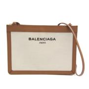 Balenciaga Vintage Pre-owned Canvas balenciaga-vskor Beige, Dam