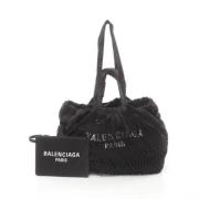 Balenciaga Vintage Pre-owned Canvas balenciaga-vskor Black, Dam