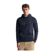 Gant Hoodie Shield Blue, Herr