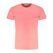 Trussardi Kortärmad Logo Print T-shirt Pink, Herr