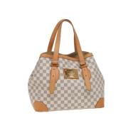 Louis Vuitton Vintage Pre-owned Canvas axelremsvskor Beige, Dam