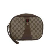 Gucci Vintage Pre-owned Laeder gucci-vskor Beige, Dam