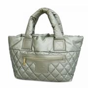 Chanel Vintage Pre-owned Nylon chanel-vskor Gray, Dam