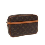 Louis Vuitton Vintage Pre-owned Canvas kuvertvskor Brown, Dam