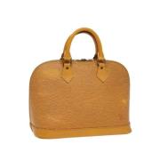 Louis Vuitton Vintage Pre-owned Laeder handvskor Yellow, Dam