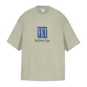 Vetements T-shirt med tryck Gray, Herr