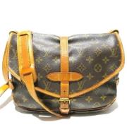 Louis Vuitton Vintage Pre-owned Canvas crossbodyvskor Brown, Dam