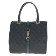 Gucci Vintage Pre-owned Canvas totevskor Black, Dam