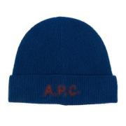 A.p.c. Mörkblå Bonnet Harry Blue, Herr