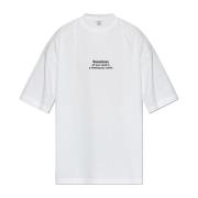 Vetements T-shirt med tryck White, Herr