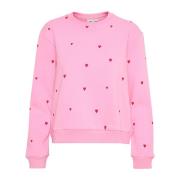 Saint Tropez Mjuk och Skön Dagnasz Sweatshirt Pink, Dam