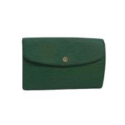 Louis Vuitton Vintage Pre-owned Laeder kuvertvskor Green, Dam